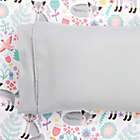 Alternate image 3 for Lush D&eacute;cor Pixie Fox Twin Sheet Set in Grey/Pink