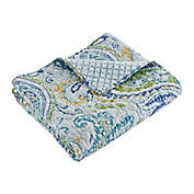 Levtex Home Cortona Quilted Throw Blanket in Teal