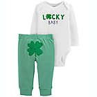 Alternate image 0 for carter&#39;s&reg; Size 3M 2-Piece St. Patrick&#39;s Day Bodysuit and Pant Set in Green