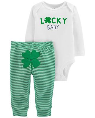 carter&#39;s&reg; Size 24M 2-Piece St. Patrick&#39;s Day Bodysuit and Pant Set in Green