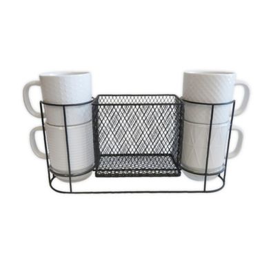 Boston Warehouse Trading Corp.&reg; 5-piece Kup Keeper and 14 oz. Mugs Set. View a larger version of this product image.