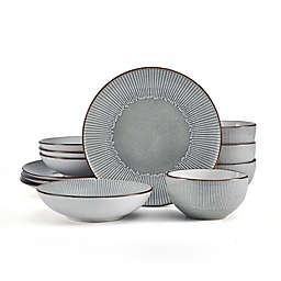 Pfaltzgraff® Arlie 12-Piece Dinnerware Set in Grey