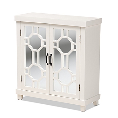 Baxton Studio Carlena 2-Door Sideboard in White. View a larger version of this product image.