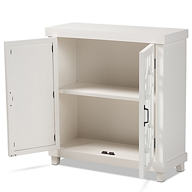 Baxton Studio Carlena 2-Door Sideboard in White. View a larger version of this product image.
