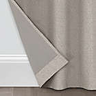 Alternate image 2 for Brookstone&trade; Debray 84-Inch Grommet 100% Blackout Curtain Panels in Linen (Set of 2)