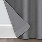 Alternate image 4 for Brookstone&trade; Debray 84-Inch Grommet 100% Blackout Curtain Panels in Nickel (Set of 2)