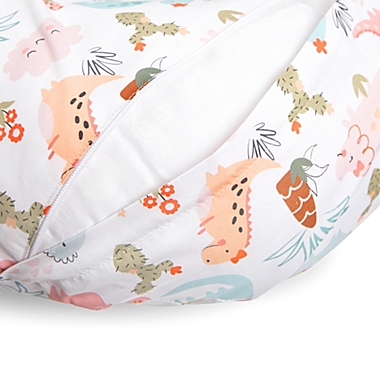 Boppy&reg; Original Nursing Pillow and Positioner in Blush Baby Dino. View a larger version of this product image.