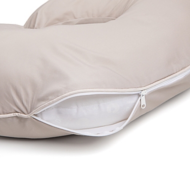 Boppy&reg; Organic Cotton Nursing Pillow and Positioner in Sand. View a larger version of this product image.