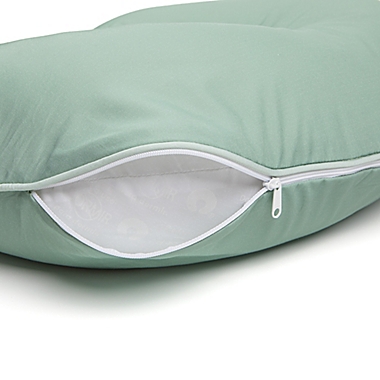 Boppy&reg; Organic Cotton Nursing Pillow and Positioner in Soft Pine. View a larger version of this product image.