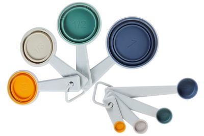 Our Table&trade; Multicolored Measuring Cups &amp; Spoons Set