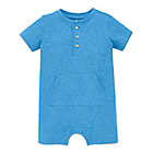 Alternate image 0 for Primary&reg; Unisex  Size 6-12M Henley Shortie Romper in Washed Blueberry