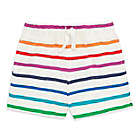 Alternate image 0 for Primary&reg; Unisex  Size 18-24M Multicolor Striped Short in Rainbow/Ivory