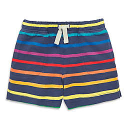 Primary® Unisex  Size 12-18M Multicolor Striped Short in Navy/Rainbow