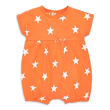 Primary&reg; Unisex  Size 18-24M Stars Bubble Romper in Cantaloupe. View a larger version of this product image.