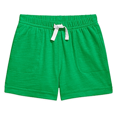 Primary&reg; Unisex  Size 3-6M Play Short in Green Apple. View a larger version of this product image.
