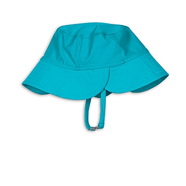 Primary&reg; Unisex  Size 6-12M Sun Hat in Peacock. View a larger version of this product image.