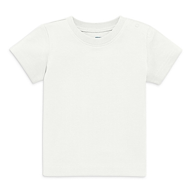 Primary&reg; Unisex Size 18-24M Short Sleeve T-Shirt in White. View a larger version of this product image.