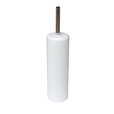 Simply Essential&trade; Metal/Plastic Toilet Brush in White/Silver. View a larger version of this product image.