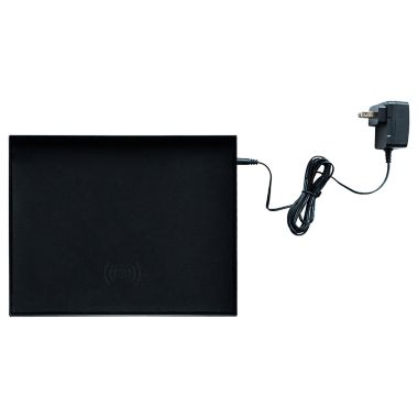 Squared Away&trade; Wireless Charging Bunk Shelf in Black. View a larger version of this product image.