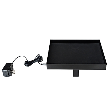 Squared Away&trade; Wireless Charging Bunk Shelf in Black. View a larger version of this product image.