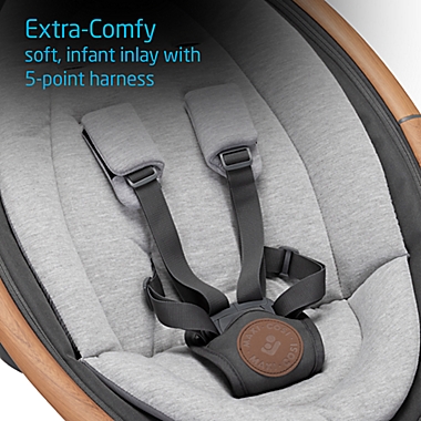 Maxi-Cosi&reg; Home CASSIA&trade; Baby Musical Swing in Graphite. View a larger version of this product image.