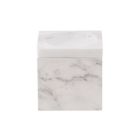 Alternate image 0 for The Threadery&trade; White Marble Bath Jar