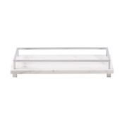 The Threadery&trade; White Marble Vanity Tray