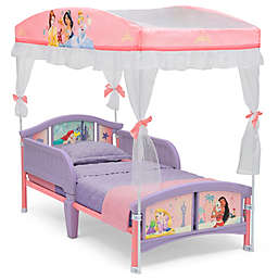 Delta Children Disney® Princess Plastic Toddler Bed with Canopy