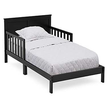 Delta Children&reg; Collins Toddler Bed in Midnight Grey. View a larger version of this product image.