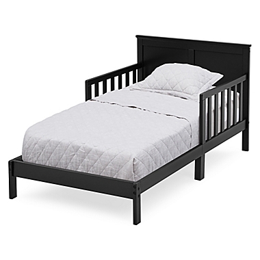 Delta Children&reg; Collins Toddler Bed in Midnight Grey. View a larger version of this product image.
