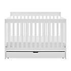 Alternate image 0 for Delta Children Mercer Deluxe 6-in-1 Convertible Crib with Trundle in Bianca White