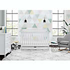 Alternate image 1 for Delta Children Mercer Deluxe 6-in-1 Convertible Crib with Trundle in Bianca White