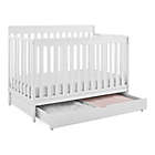 Alternate image 5 for Delta Children Mercer Deluxe 6-in-1 Convertible Crib with Trundle in Bianca White