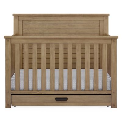 Simmons Kids&reg; Caden 6-in-1 Convertible Crib with Trundle Drawer in Acorn