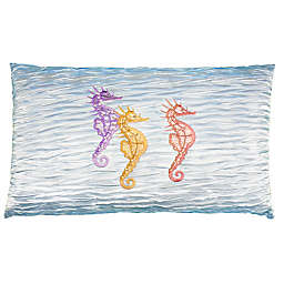 Linum Home Textiles Sofia Decorative Lumbar Pillow Cover in Sky Blue