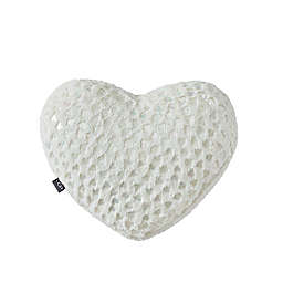 UGG® Enchanted Hearts Throw Pillow in Snow