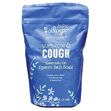 Oilogic&reg; 2 lb. Stuffy Nose & Cough Essential Oil Epsom Soak. View a larger version of this product image.