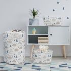 Alternate image 1 for Closet Complete Small Canvas Mountain Print Storage Caddy in Blue