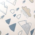 Alternate image 2 for Closet Complete Small Canvas Mountain Print Storage Caddy in Blue