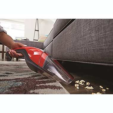 Dirt Devil&reg; Quick Flip 12-Volt Cordless Hand Vacuum in Red. View a larger version of this product image.