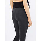 Alternate image 1 for A Pea in the Pod Small Luxe Essentials Ultra Soft Crop Maternity Leggings in Grey