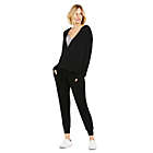 Alternate image 0 for A Pea in the Pod&reg; Medium Under Belly French Terry Maternity Jogger Pant in Black