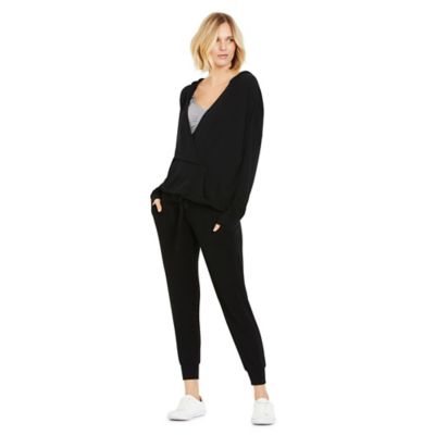 A Pea in the Pod&reg; Under Belly French Terry Maternity Jogger Pant in Black