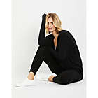 Alternate image 4 for A Pea in the Pod&reg; Medium Under Belly French Terry Maternity Jogger Pant in Black