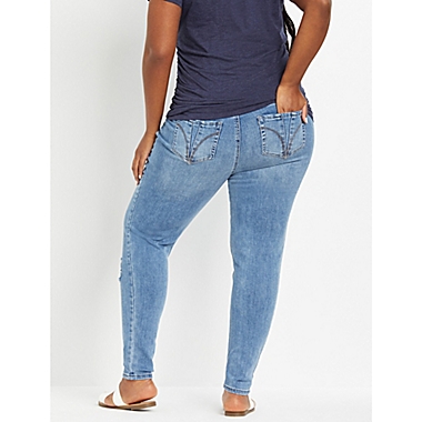 Motherhood Maternity&reg; 3X Secret Fit Belly Super Stretch Skinny Maternity Jeans in Beech. View a larger version of this product image.