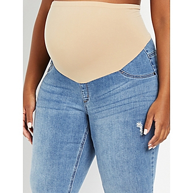 Motherhood Maternity&reg; 3X Secret Fit Belly Super Stretch Skinny Maternity Jeans in Beech. View a larger version of this product image.