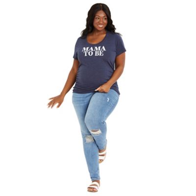 Motherhood Maternity&reg; Indigo Blue Plus Size Skinny Maternity Jeans in Beech