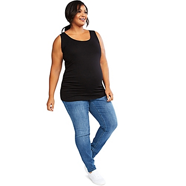 Motherhood Maternity&reg; 3X Secret Fit Belly Super Stretch Skinny Maternity Jeans in Medium Wash. View a larger version of this product image.