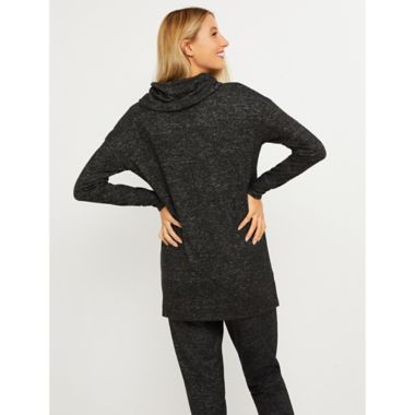 Motherhood Maternity&reg; Hacci Cowl Neck Maternity Long Sleeve Tunic. View a larger version of this product image.