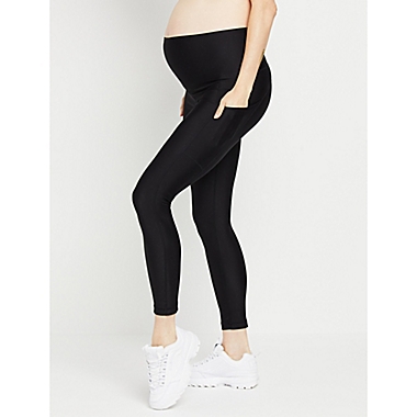 Motherhood Maternity&reg; X-Small Forever Active Maternity and Postpartum Leggings in Black. View a larger version of this product image.